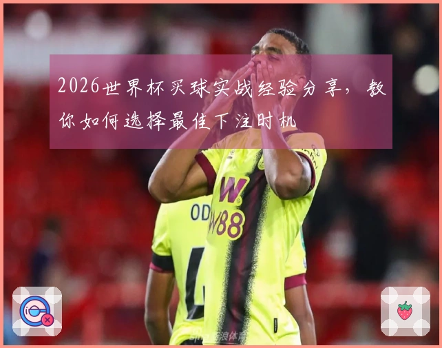 2026世界杯买球实战经验分享，教你如何选择最佳下注时机