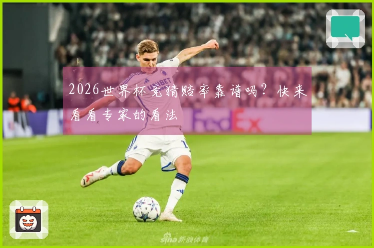 2026世界杯竞猜赔率靠谱吗？快来看看专家的看法